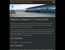 Tablet Screenshot of malabarrcprimaryschool.webnode.com