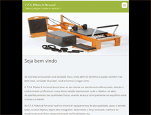 Tablet Screenshot of pilatespersonal.webnode.com.br