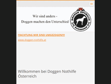 Tablet Screenshot of doggennothilfe.webnode.at