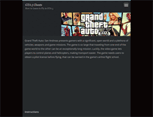 Tablet Screenshot of gta5cheats6.webnode.com