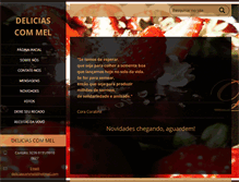 Tablet Screenshot of deliciascommel.webnode.com.br