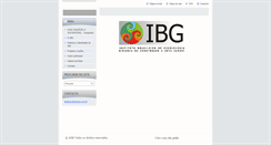 Desktop Screenshot of institutodegeobiologia.webnode.com