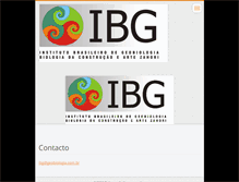 Tablet Screenshot of institutodegeobiologia.webnode.com