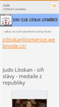 Mobile Screenshot of judoclub-litokan.webnode.cz