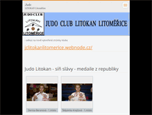 Tablet Screenshot of judoclub-litokan.webnode.cz