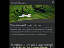 Tablet Screenshot of pklawncare.webnode.com