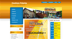 Desktop Screenshot of hostinec-peterka.webnode.cz