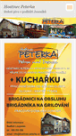 Mobile Screenshot of hostinec-peterka.webnode.cz