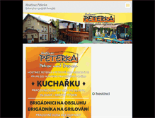 Tablet Screenshot of hostinec-peterka.webnode.cz