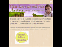 Tablet Screenshot of laisquerserfeliz.webnode.com