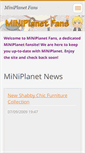 Mobile Screenshot of miniplanetfans.webnode.com