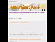 Tablet Screenshot of miniplanetfans.webnode.com