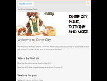 Tablet Screenshot of diner-city.webnode.com