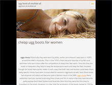 Tablet Screenshot of cheapuggsforsale51.webnode.fr