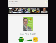 Tablet Screenshot of jonasperezdeleon.webnode.es