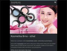 Tablet Screenshot of kosmetikabrno.webnode.cz