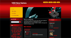 Desktop Screenshot of 1000newgames.webnode.com