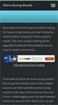Mobile Screenshot of horseracingresults.webnode.com