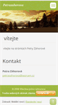 Mobile Screenshot of petrazahorova.webnode.cz