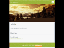 Tablet Screenshot of petrazahorova.webnode.cz
