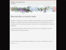 Tablet Screenshot of biologiasecmarista.webnode.es