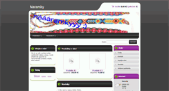 Desktop Screenshot of naramky.webnode.cz