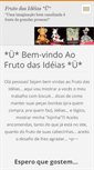 Mobile Screenshot of frutodasideias.webnode.com.br