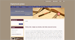 Desktop Screenshot of diplomove-prace.webnode.sk