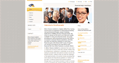 Desktop Screenshot of microfinanceltd.webnode.com