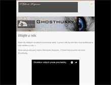 Tablet Screenshot of ghosthusky.webnode.sk