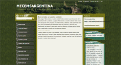 Desktop Screenshot of mecemsargentina.webnode.es
