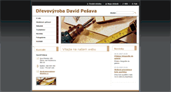 Desktop Screenshot of drevovyroba-pesava.webnode.cz