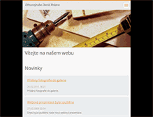Tablet Screenshot of drevovyroba-pesava.webnode.cz