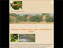 Tablet Screenshot of planetsafaris.webnode.com