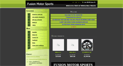 Desktop Screenshot of fusionmotorsports.webnode.es