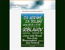 Tablet Screenshot of opatovskyjozef.webnode.sk