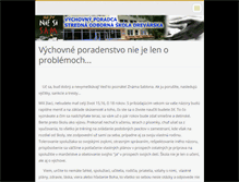 Tablet Screenshot of poradca-sosdvv.webnode.sk