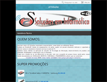 Tablet Screenshot of 2ssolucoes.webnode.com.br