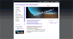 Desktop Screenshot of formaciondocentes.webnode.es