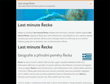Tablet Screenshot of last-minute-recko.webnode.cz