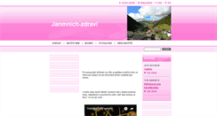 Desktop Screenshot of janmnich-zdravi.webnode.cz