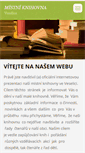 Mobile Screenshot of mk-veselice.webnode.cz