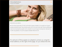 Tablet Screenshot of petsonadoptioninusa.webnode.com