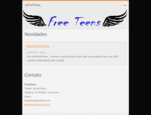 Tablet Screenshot of matinefreeteens.webnode.com.br