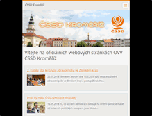 Tablet Screenshot of cssdkromeriz.webnode.cz