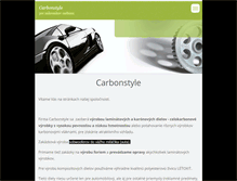Tablet Screenshot of carbonstyle.webnode.sk