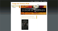Desktop Screenshot of juegodetronosepub.webnode.es