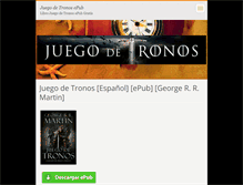 Tablet Screenshot of juegodetronosepub.webnode.es