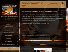 Tablet Screenshot of cucinapertutti.webnode.com.br