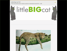 Tablet Screenshot of littlebigcat.webnode.cz
